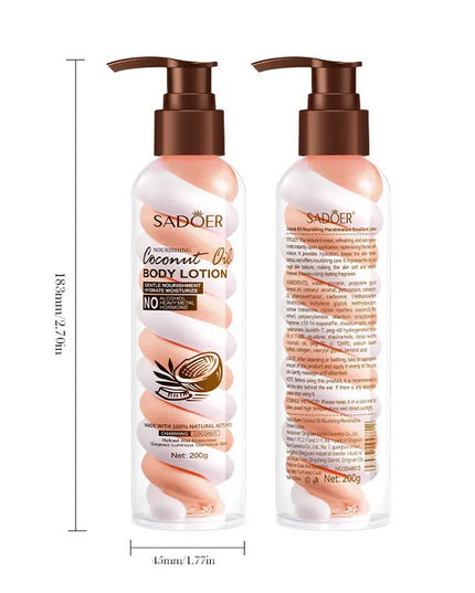 SADOER Nourishing Coconut Oil Body Lotion – 200g