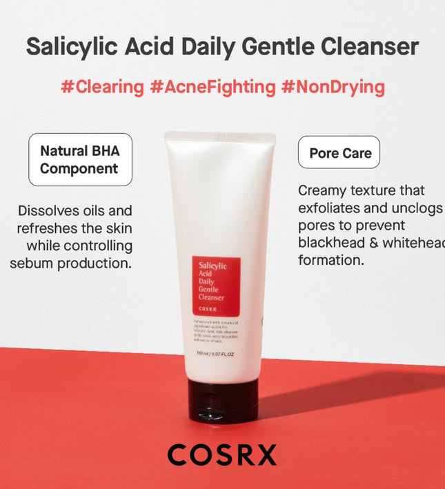 COSRX Salicylic Acid Daily Gentle Cleanser 150ml