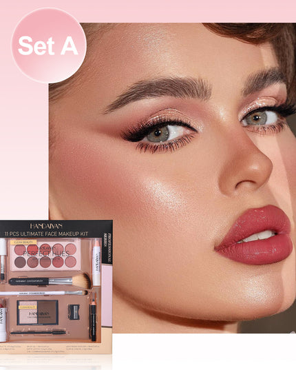 Face Makeup Beauty Set A - 11 Items