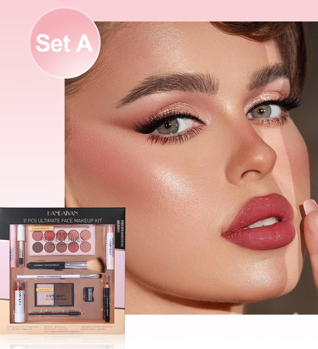 Face Makeup Beauty Set A - 11 Items