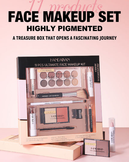 Face Makeup Beauty Set A - 11 Items