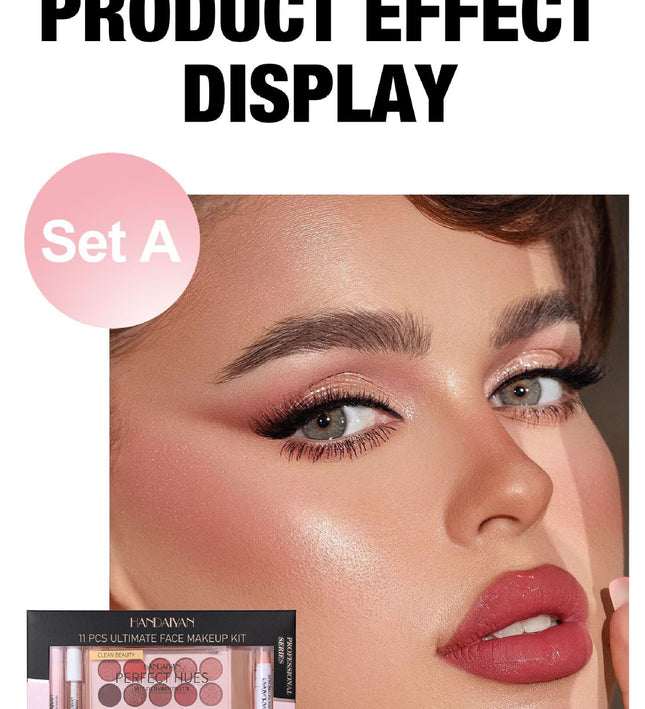 Face Makeup Beauty Set A - 11 Items