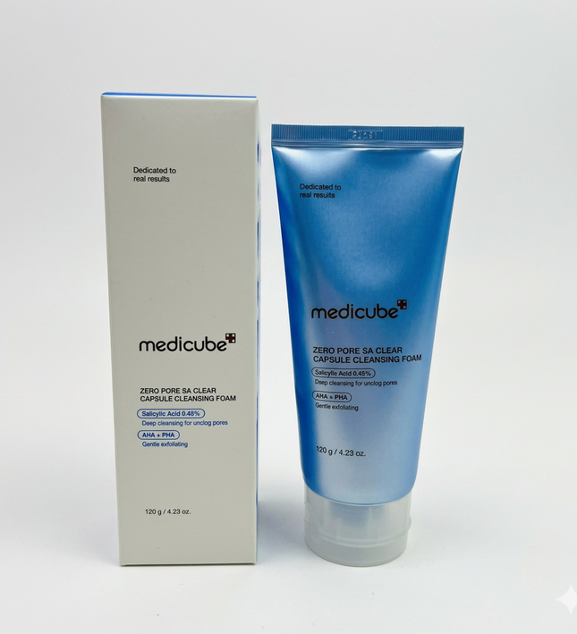 Medicube Zero Pore SA Clear Capsule Cleansing Foam