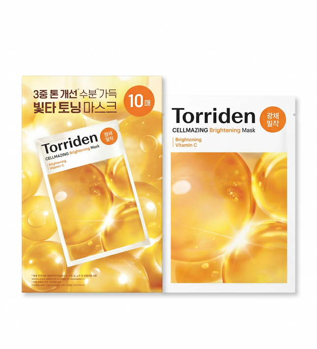 Torriden Cellmazing Vita C Brightening Mask 10 Pack