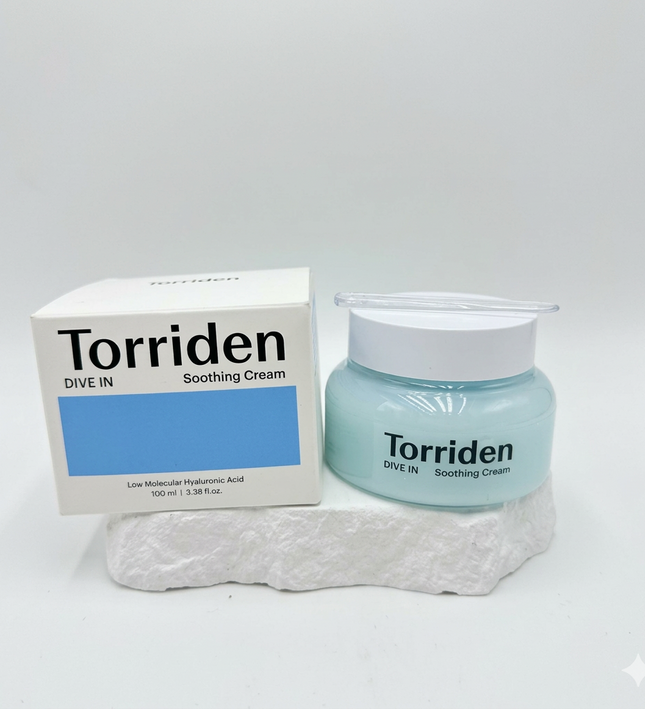 Torriden DIVE-IN Low Molecular Hyaluronic Acid Soothing Cream.