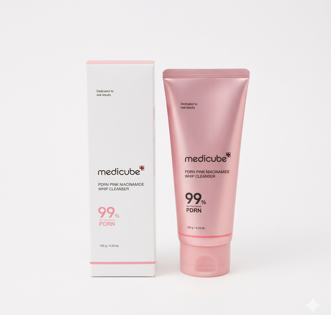 Medicube PDRN Pink Niacinamide Whip Cleanser – Deep cleansing meets glow-boosting skincare