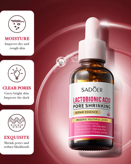 SADOER Lactobionic Acid Pore Refining Repair Essence – 30ml