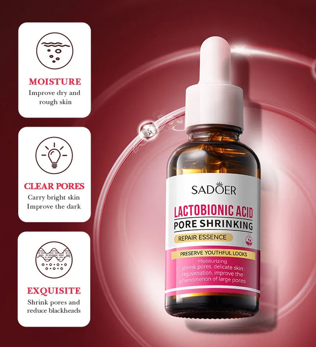 SADOER Lactobionic Acid Pore Refining Repair Essence – 30ml