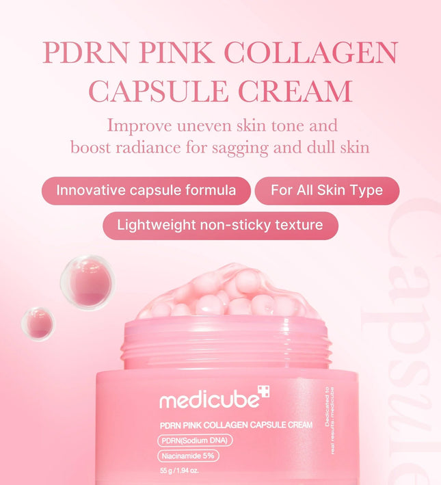Medicube PDRN Pink Collagen Capsule Cream