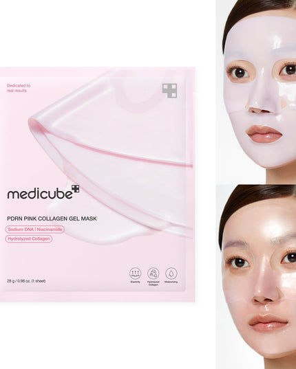 Medicube PDRN Pink Collagen Gel Mask - 4 Pack