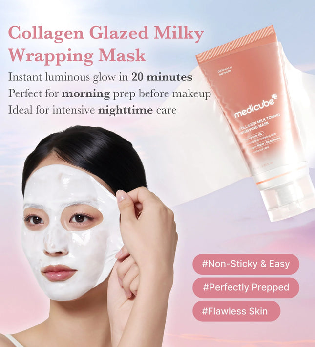 Medicube Collagen Milk Toning Wrapping Mask
