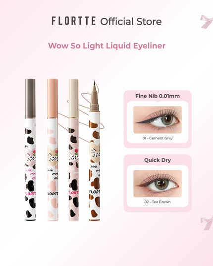 FLORTTE Wow So Light Liquid Eyeliner