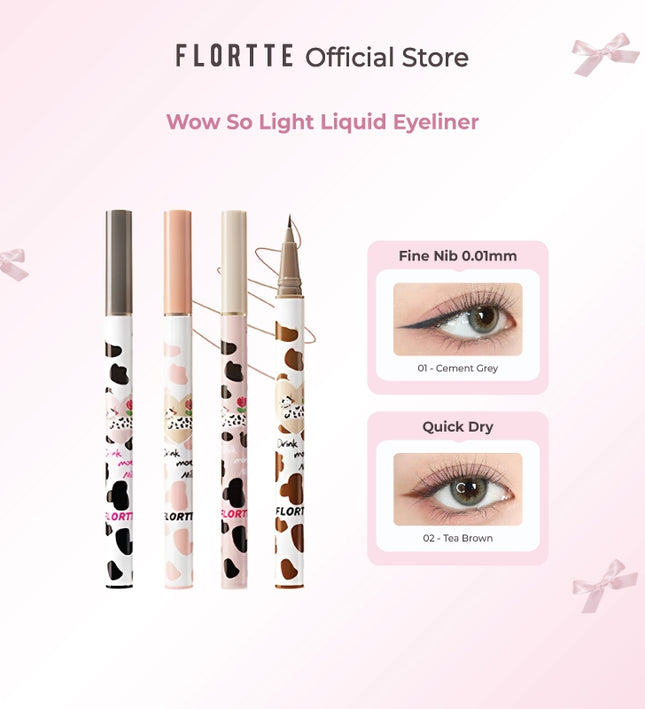 FLORTTE Wow So Light Liquid Eyeliner