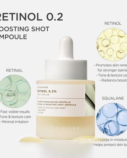 SKIN1004 Madagascar Centella Retinol 0.2 Boosting Shot Ampoule