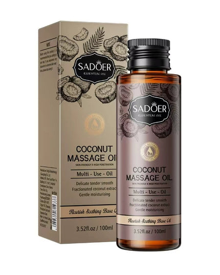 SADOER Coconut Body Massage Oil – 100ml