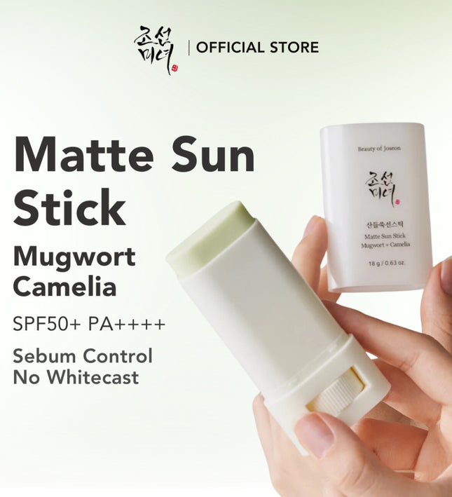 Beauty of Joseon Matte Sun Stick: Mugwort + Camelia SPF50+ PA++++