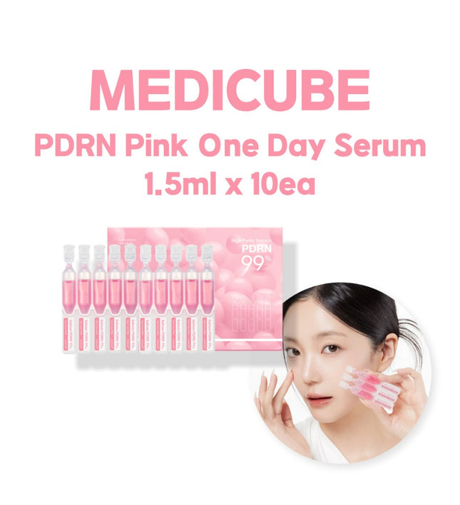 Medicube PDRN Pink One Day Serum Set (1.5ml x 10ea)
