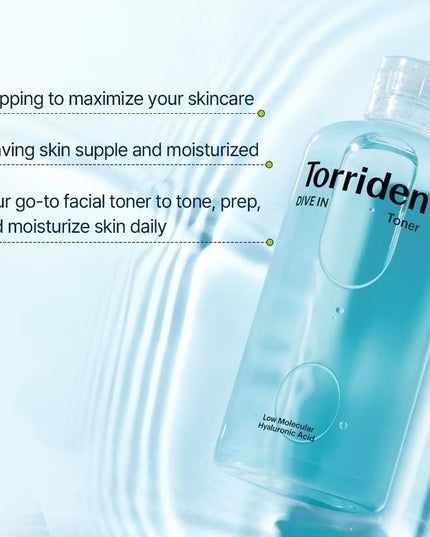 Torriden DIVE-IN Low Molecular Hyaluronic Acid Toner - 300ml