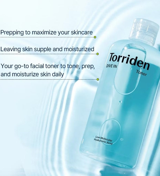 Torriden DIVE-IN Low Molecular Hyaluronic Acid Toner - 300ml